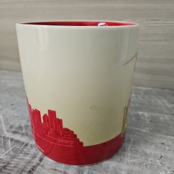 Starbucks DALLAS TX Texas Collector Series 16 oz City Coffee Tea Mug Cup 2009 - Picture 7 of 11